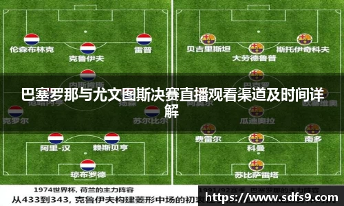 巴塞罗那与尤文图斯决赛直播观看渠道及时间详解